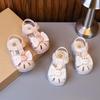 Летняя обувь для маленькой девочки Новая модная универсальная детская обувь Комфортные мягкие подошвы Нескользящие сандалии Милые изысканные лаконичные туфельки принцессы для первых шагов