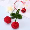 Вишневый брелок-подвеска с крючком в подарочной коробке с сумкой - Аксессуары для одежды