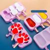 "Non-Toxic" ' Silicone Ice Cream Mold - 3-Cavity Popsicle &  Treat Maker  Bpa-Free