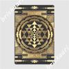 Golden Sri Yantra Metal Signs Cinema Kitchen Bar Cave Vintage Tin Sign Posters