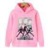 2025 New Kpop Witch Hunt Children's Hoodie Fashionable and Versatile Cartoon Pattern Printed Girls' Sportswear