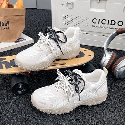 Ретро цветовая гамма, платформа, балетные тренировочные туфли для женщин, новинка 2025 года, сетчатые, дышащие и универсальные спортивные и повседневные туфли Forrest Gump