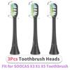 Насадки зубных щеток для зубной щетки SOOCAS X3 X1 X5, замена насадок зубных щеток Xiaomi SOOCAS X3 с защитными крышками