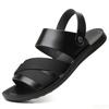 Sandals Men Leather Luxury Brand 2024 Fashion Designer Slippers Summer Beach Soft Leather Casual Outdoor Sandals for Men