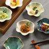 Japanese Style Ceramic Dipping Dish Lotus-shaped Sauce Dish Decorative Mini Fruits Bowl  Restaurant
