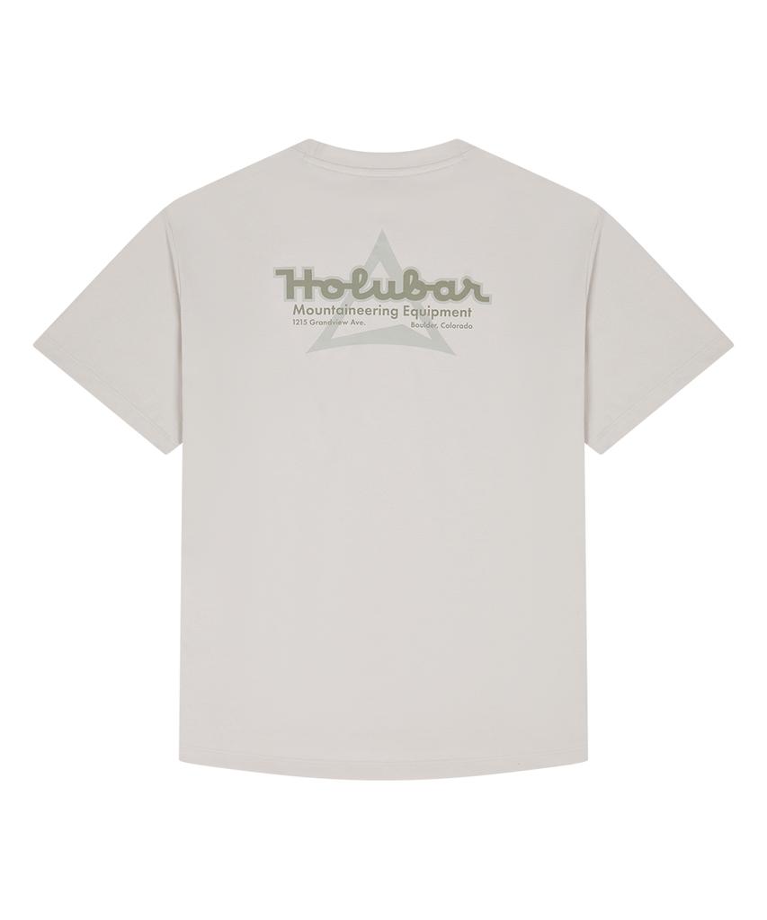 Футболка с логотипом Holluba Flatirons Светло-бежевая