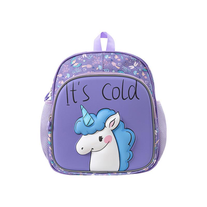 Cat Rabbit Dinosaur Horse Pattern Printing Kids Backpack Schoolbag Breathable