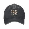 Кот Кофеман Бейсболка Винтажная Потертая Стиранная Snapback Кепка для Мужчин Женщин Активный Отдых Регулируемая Кепка Шляпа