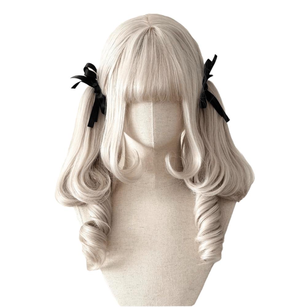 Long Curly Lolita Wig with Bangs Harajuku Roman Volume Cosplay Wig Cosplay Party