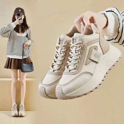 Новые Повседневные Вулканизированные Кроссовки Модная Белая Обувь для Женщин Летняя Дышащая обувь Женские Платформенные дизайнерские туфли