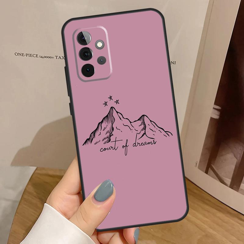 Чехол A Court Of Mist And Fury для Samsung Galaxy A33 A53 A13 A54 A34 A14 A56 A36 A16 A06 A12 A32 A52 A35 A17 A15 A55