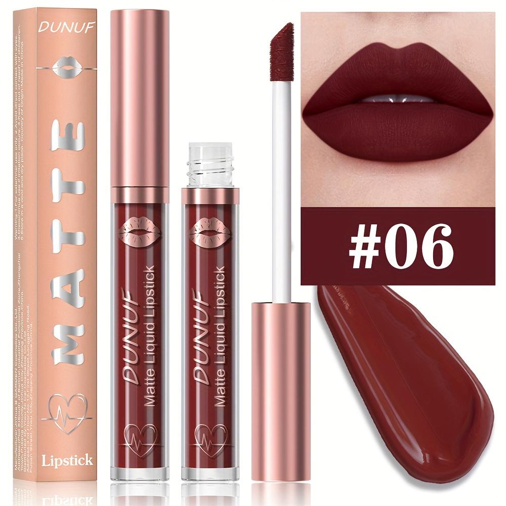 Увлажняющая губная помада Natural Matte Velvet Gloss Водостойкий стойкий блеск для губ Масло для губ Мягкий и гладкий для всех типов кожи Не содержит спирта Идеально ДЛЯ