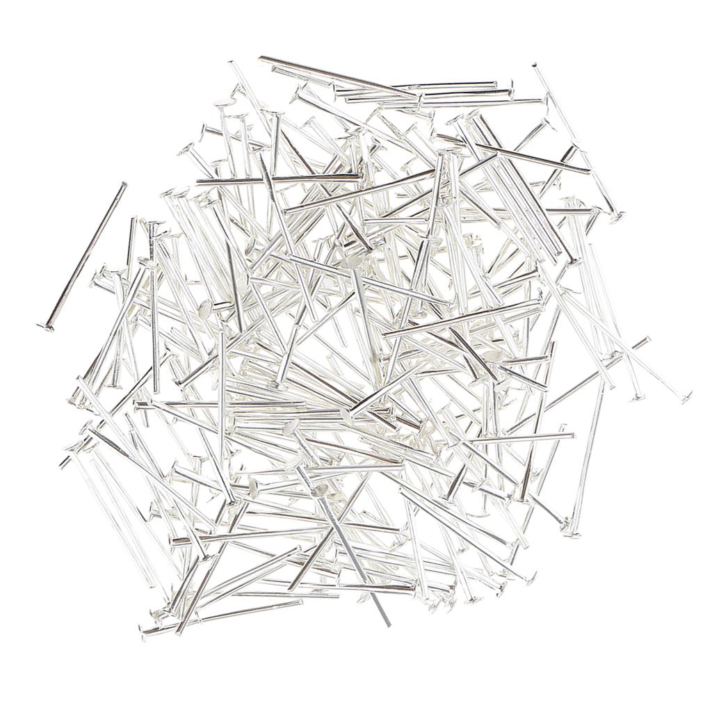 200 шт., 19 мм, шпильки, 1 мм, фурнитура для ювелирных изделий, ремесло