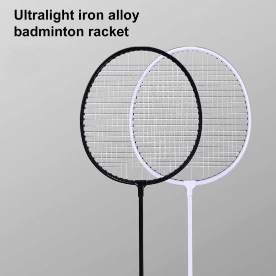 1 комплект ракеток для бадминтона, набор для взрослых, ракетка для бадминтона из сплава на 2 игрока с нескользящими ручками, профессиональное сменное оборудование для тренировок по бадминтону