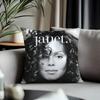 Fashion JJanet Jacksoning Cushion Cover Antidustmite Pillowcase Invisible Zipper Silky Short Plush Sofa Cushion Cover