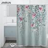 Bathroom Thickened Waterproof Curtain Mildew Proof Shower Curtain Shower Partition Curtain Shower Curtain Bathroom Curtain Free Perforation