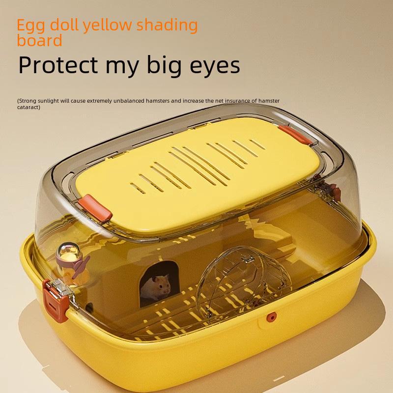 Акриловый замок-клетка для хомяков с прозрачным окном - для помещений, полный комплект