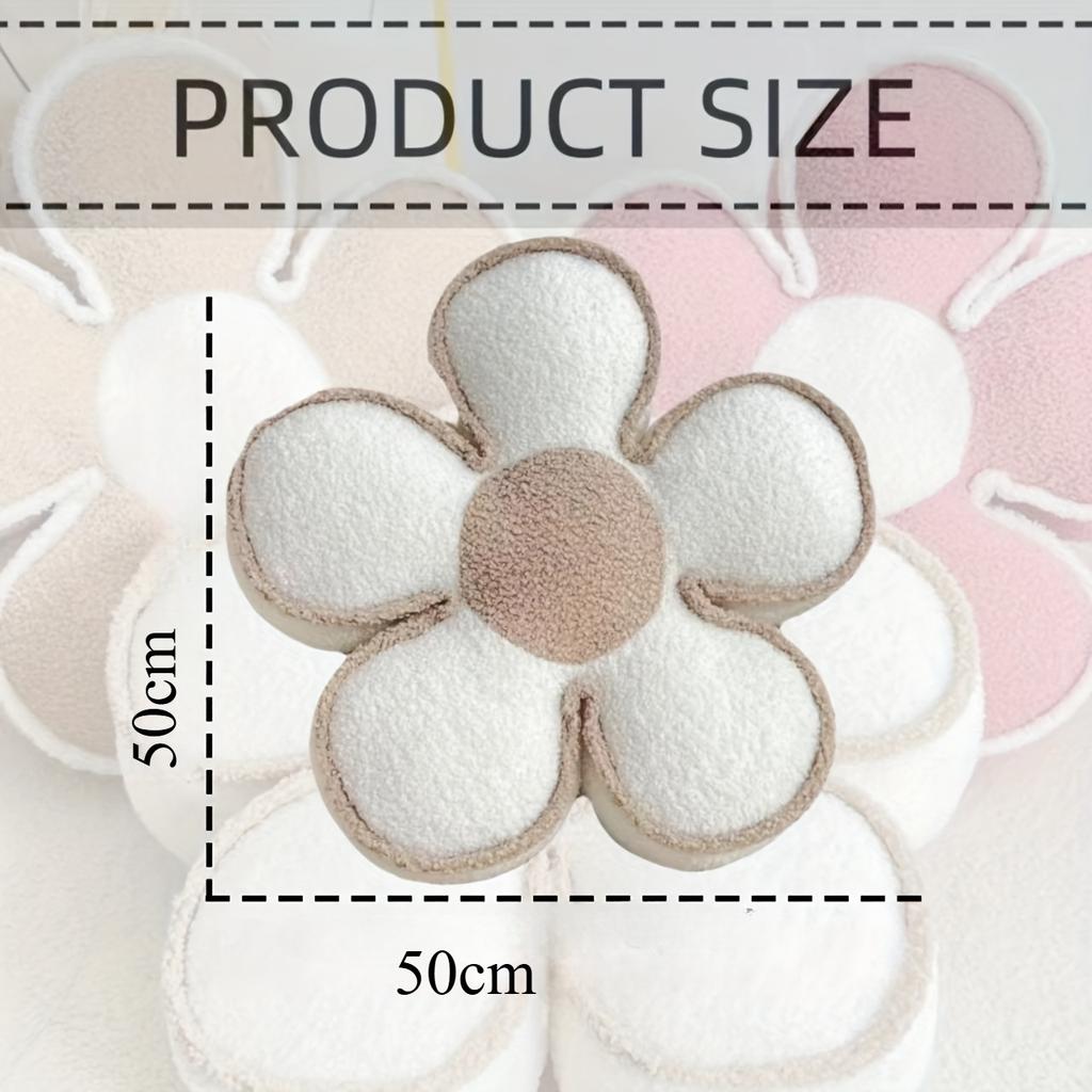 Шикарная геометрическая подушка с цветочным принтом - Мягкая, моющаяся полиэстеровая подушка для декора кровати и дивана