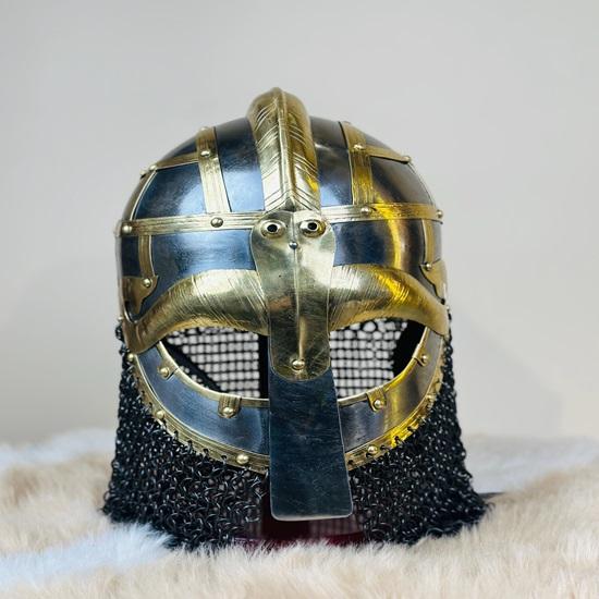 Шлем вандала Медузы, шлем викинга из стали, латуни с подставкой, средневековый рыцарь, кольчуга, ручная ковка, LARP, лучший подарок