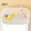 One Piece Molded Teether Baby Giraffe Teething Toy for Infants, Food-Grade Silicone Chew Stick Gum Relief, Safe Tools 3 Months Plus BPA-Free