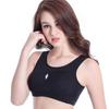 Большие размеры Спортивные ударопрочные хлопковые женские бюстгальтеры нижнее белье дышащие бесшовные сборки бюстгальтер удобный спальный бюстгальтер