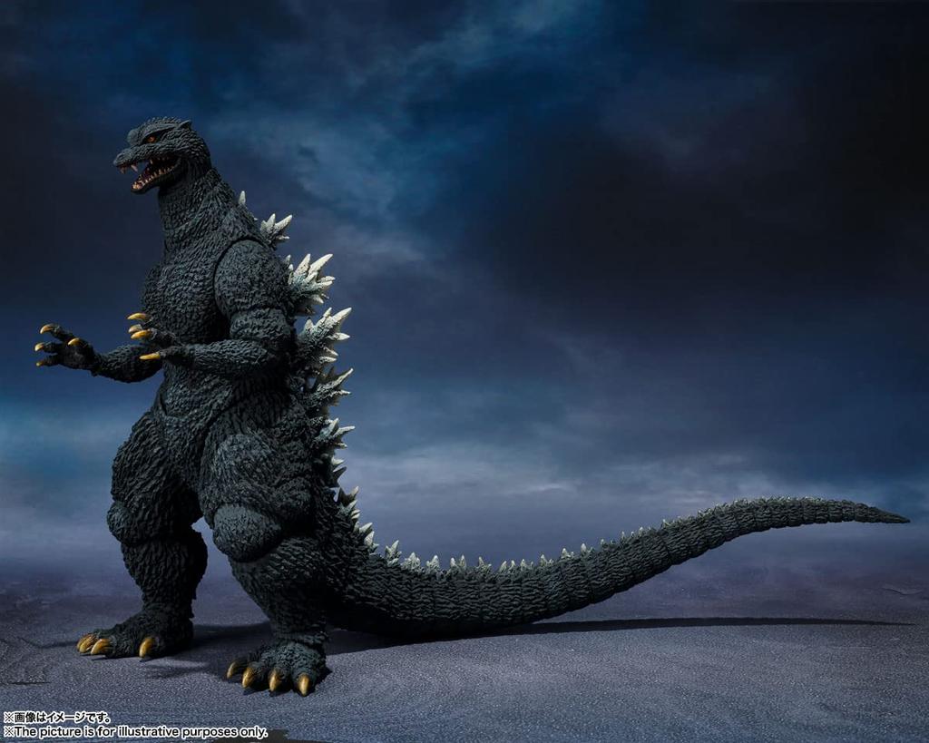TAMASHII NATIONS Monster Arts Godzilla 160mm PVC Painted Movable Figure BAS62987 S.H. (2004) Approx.