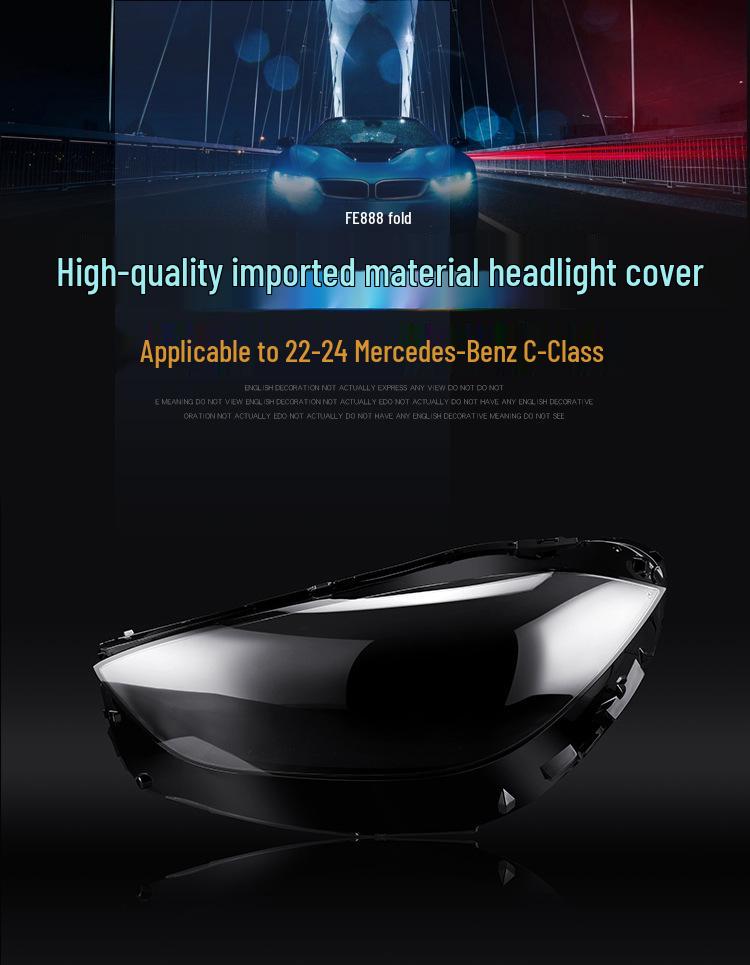 Mercedes-Benz C-Class W206 2022-2023 Линза фары и крышка задней нижней части