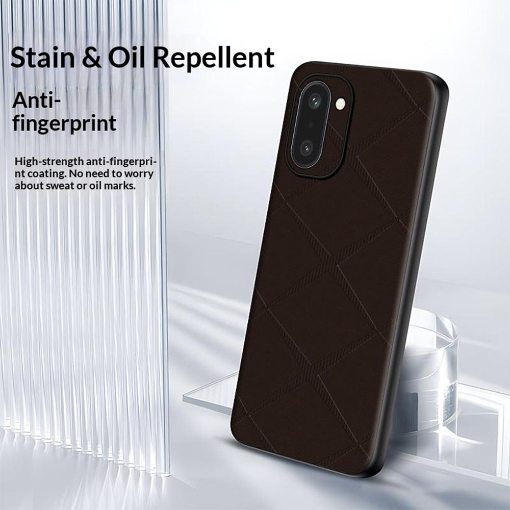 For OnePlus Ace 6T 5G Case X-Patterned TPU PU Leather PC Anti-Drop Phone Cover