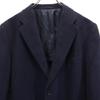 ISSEY MIYAKE Wool Linen Blend Tailored Jacket 1 Navy Made In Japan Men's Used