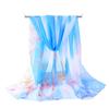 Chiffon Scarf for Women In Summer Ethnic Style New Style Gauze Scarf Korean Version for Women Versatile Sun Protection Shawl