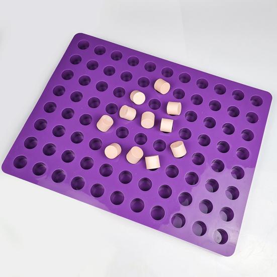 Силиконовая форма для мармеладных конфет, 88 полостей, легко моется, антипригарная форма для шоколадных трюфелей, закусок, пралине, форма для желе и карамели