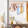 Tank Top Hanger with Premium Wood, 24 Large Capacity, Space Saving,360 Degree Rotating, Foldable Metal Hooks, Tank Tops