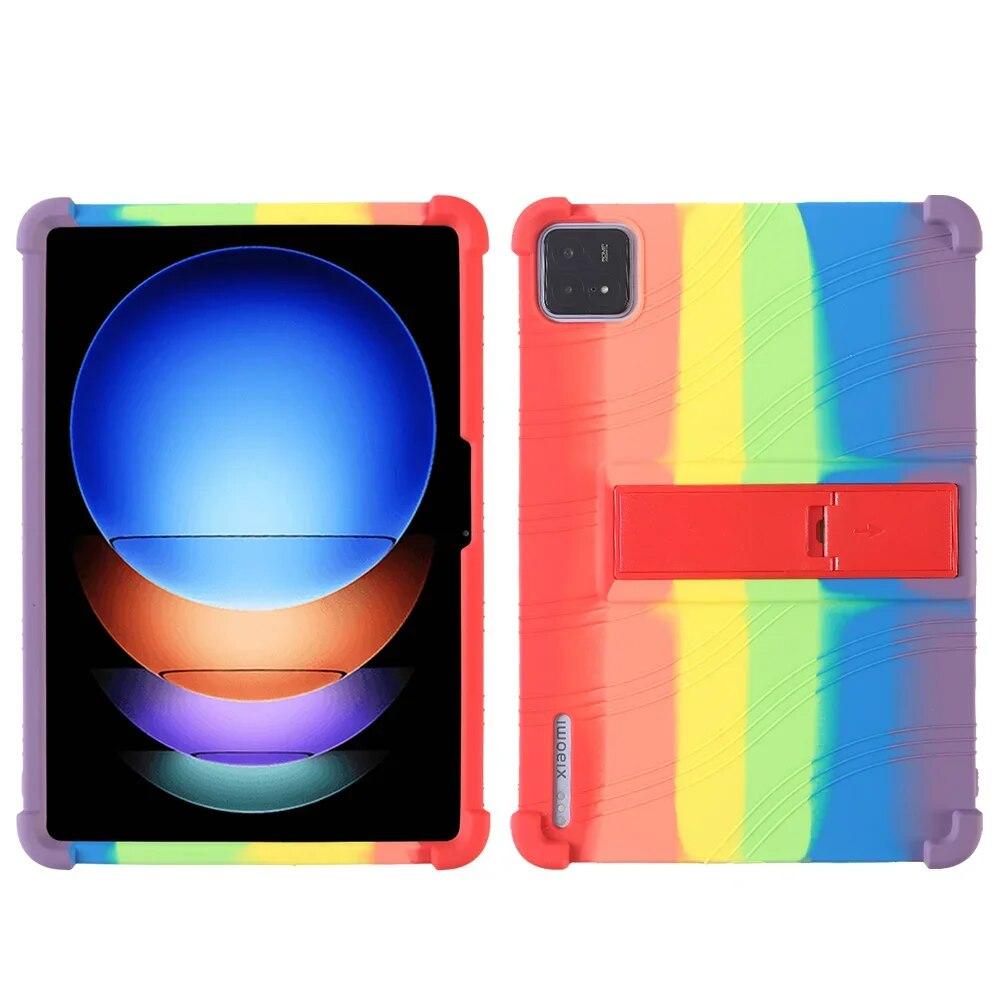 Для Xiaomi Mi Pad 6S Pro 12,4 чехол для планшета противоударный чехол для планшета Teclast мягкая силиконовая подставка защитная оболочка