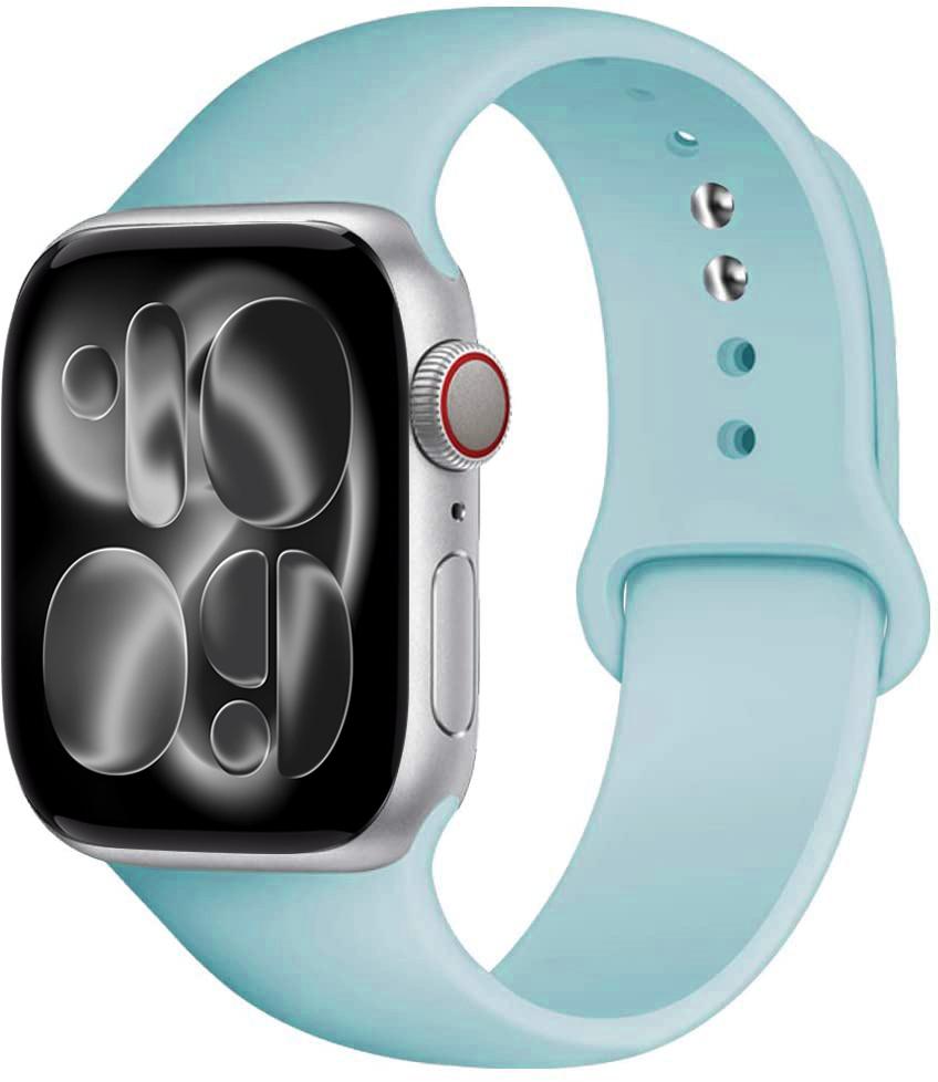 Силиконовый ремешок Для Apple Watch 11 band 44mm 40mm 49mm 45mm 41mm 38 46mm 42mm correa bracelet iWatch series 9 8 7 6 SE ultra 2 3