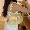 Woven Straw Bag Women's New Niche Design High-end Summer All-match Handbag Shoulder Armpit Bag