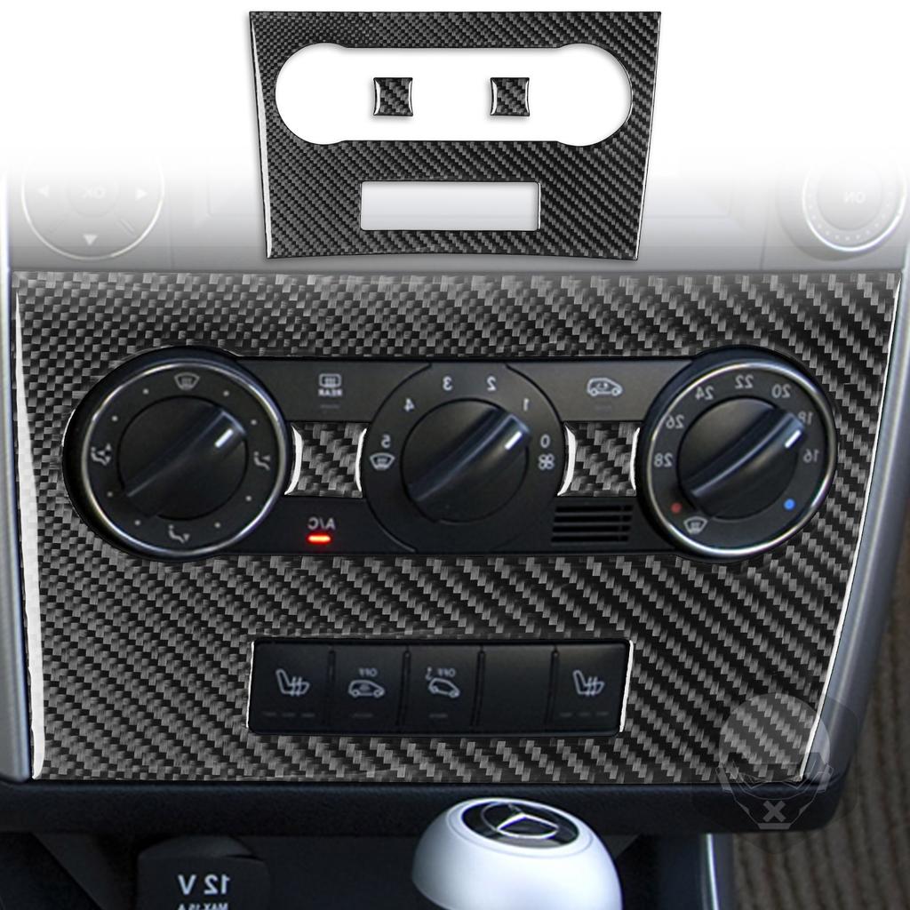 Gear Shift Instrument Reading Lamp Doors Handle Lift Panel Carbon Fiber Sticker Trim For Mercedes Benz B Class W245