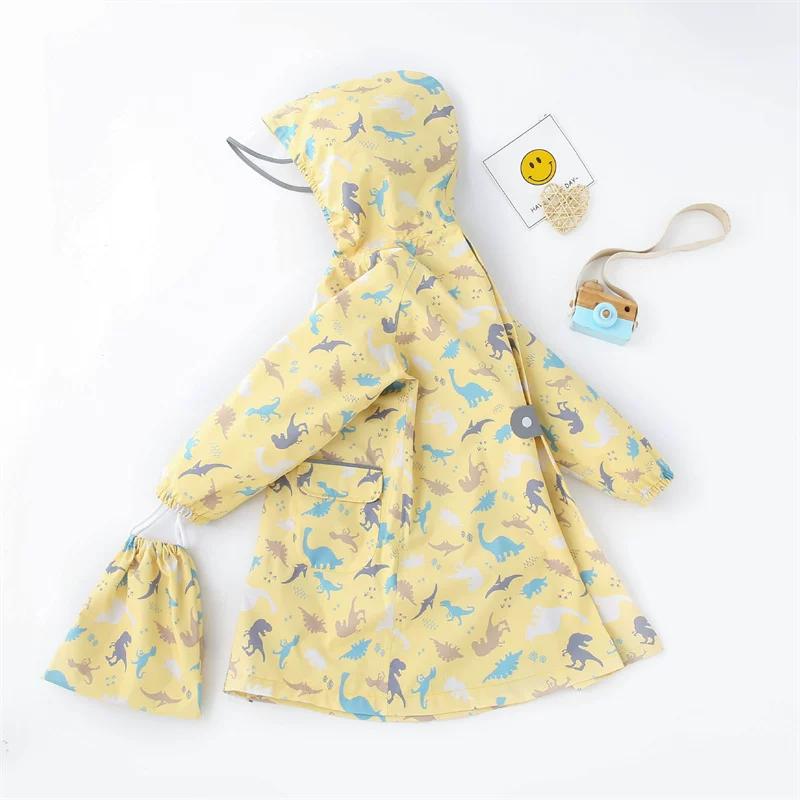 2026 New High-End Children's Raincoat for Boys and Girls, Long Style for Primary School Students, Heavy Rain Protection, Lightweight Kuromi