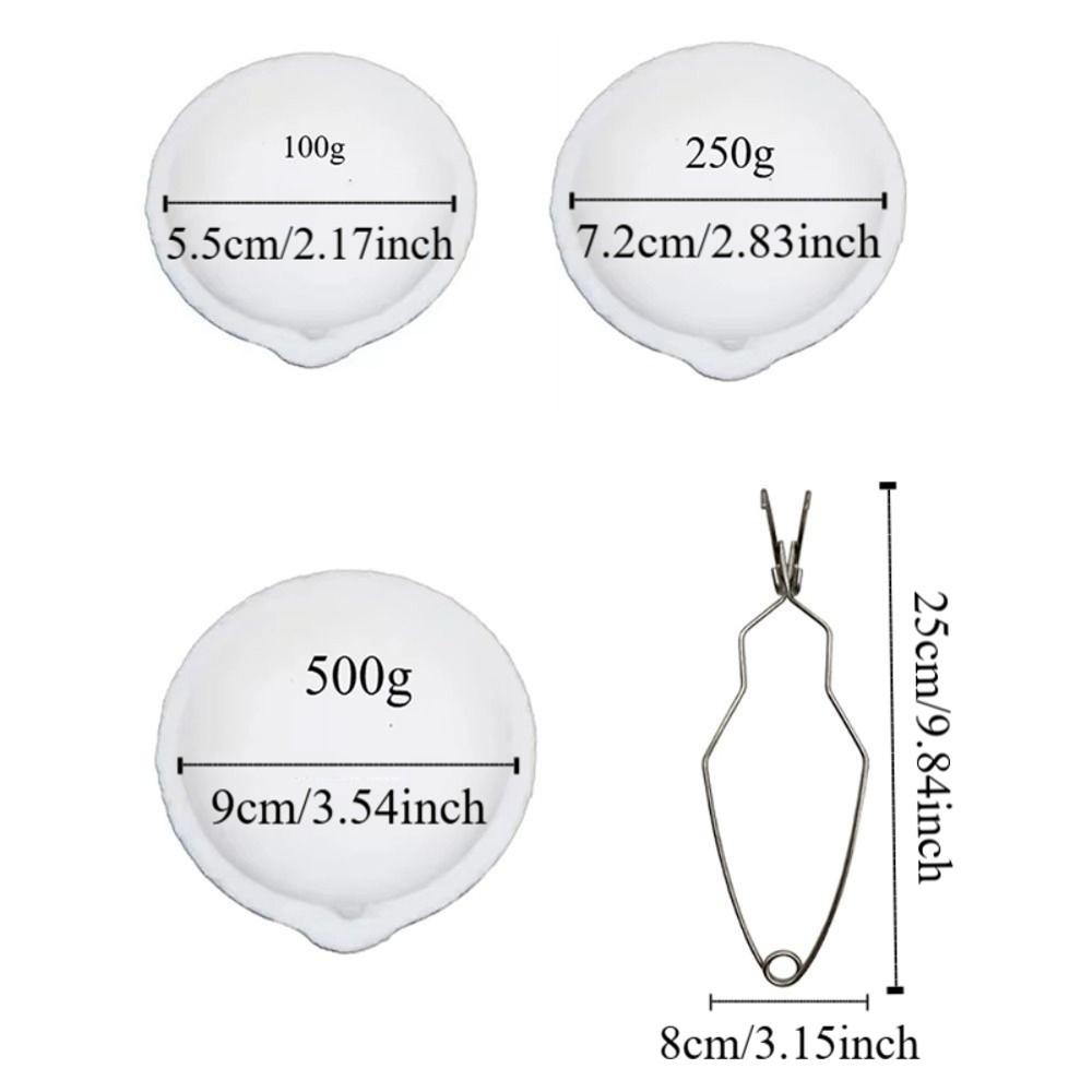with Spout Quartz Crucible Heat-resistant Jewelry Casting Tools Furnace Tools  Platinum Refining