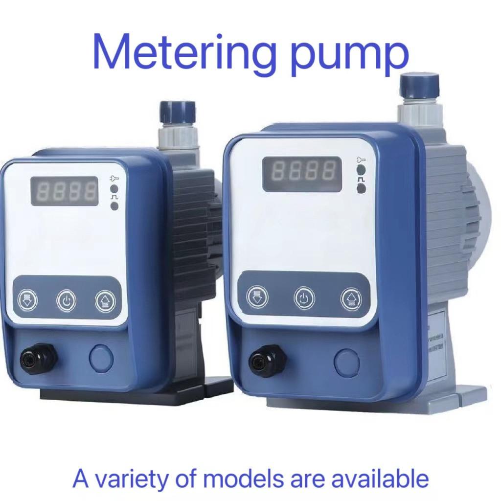 LED Digital Electromagnetic Diaphragm Metering Pump Acid Chemical Liquid Chlorine Metering Dosing Pump For Water Treatment