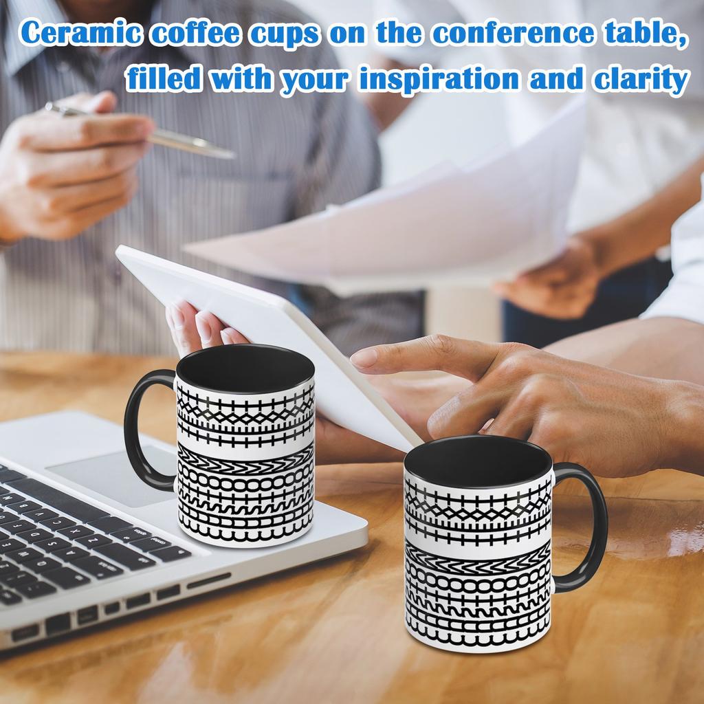 Творческая новая керамическая кухонная забавная черная кофейная чашка