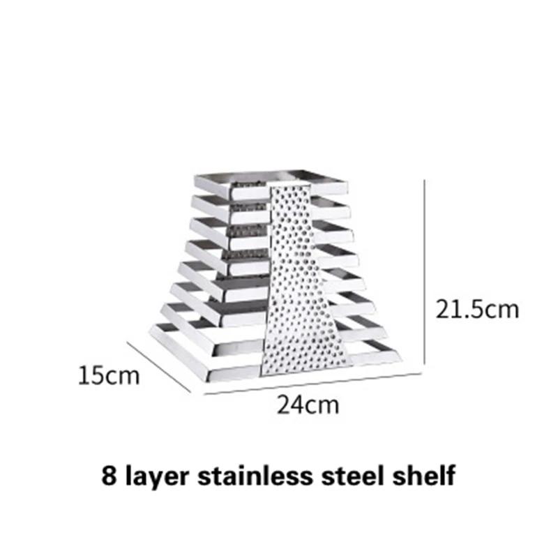Подставка для дисплея из нержавеющей стали Дисплей для кафетерия Дисплей для десертов к чаю Формы для украшений свадебного банкета и коктейльной вечеринки