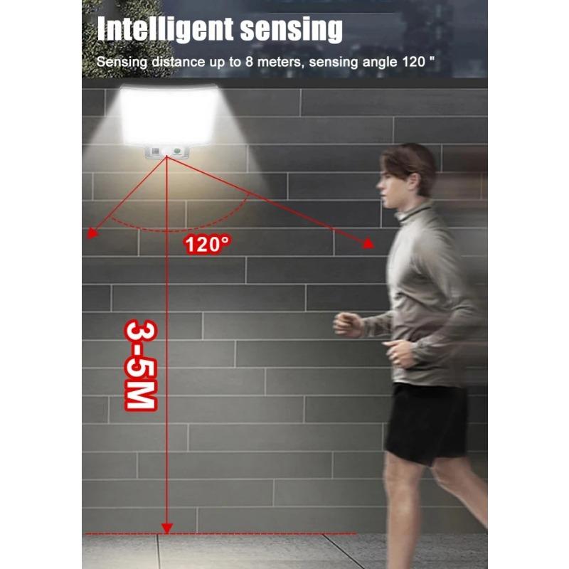 315COB солнечные фонари уличный настенный светильник с датчиком движения пульт дистанционного управления IP68 водонепроницаемый сад уличный дом аварийный La