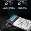 Адаптер-конвертер жесткого диска USB 3.0 - SATA IDE, кабель для 3,5-дюймового 2,5-дюймового HDD/SSD SATA III, адаптер жесткого диска для ноутбука