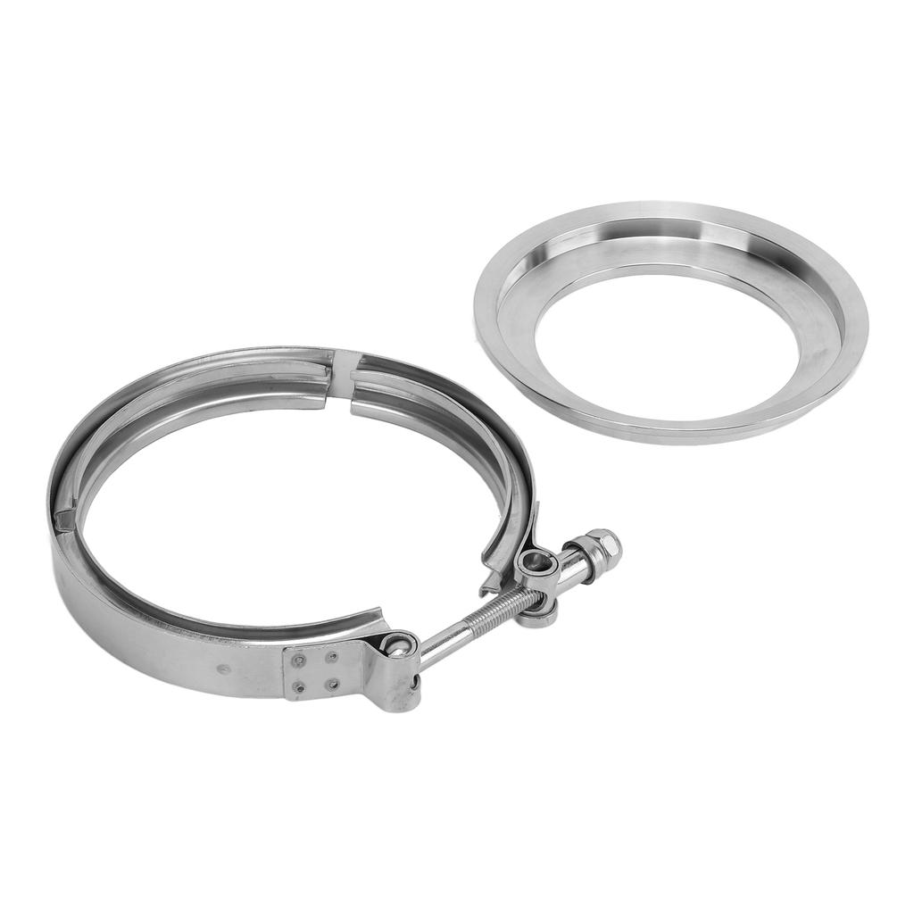 Редукционный фланец-хомут 5 дюймов на 4 дюйма из нержавеющей стали, замена для турбокомпрессоров Borg Warner S400 S480 S463 S467 SXE SX T6