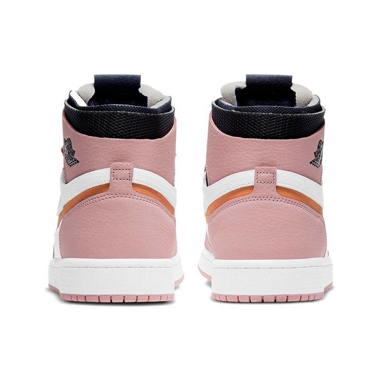 Air Jordan 1 High Zoom Pink Glaze Женские кроссовки Cactus-Flower White Sail CT0979-601