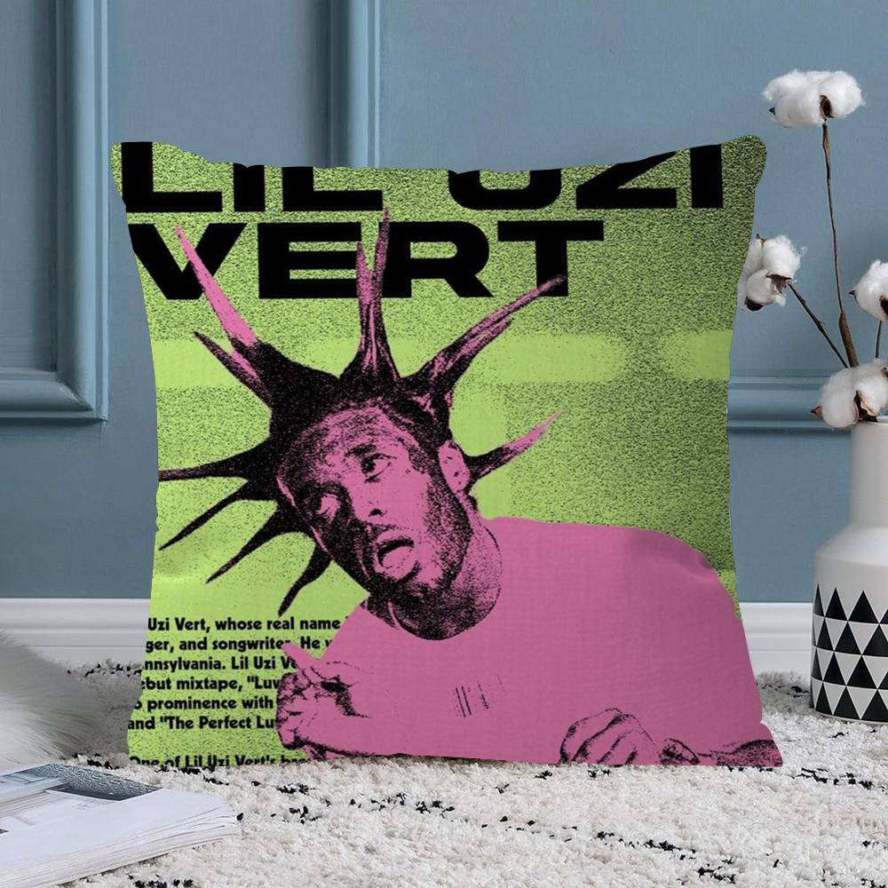 Розовая лента Lil Uzi Vert Подушка Подарок Декор для дома и офиса Подушка Спальня Диван Автомобильная Подушка Чехол для подушки