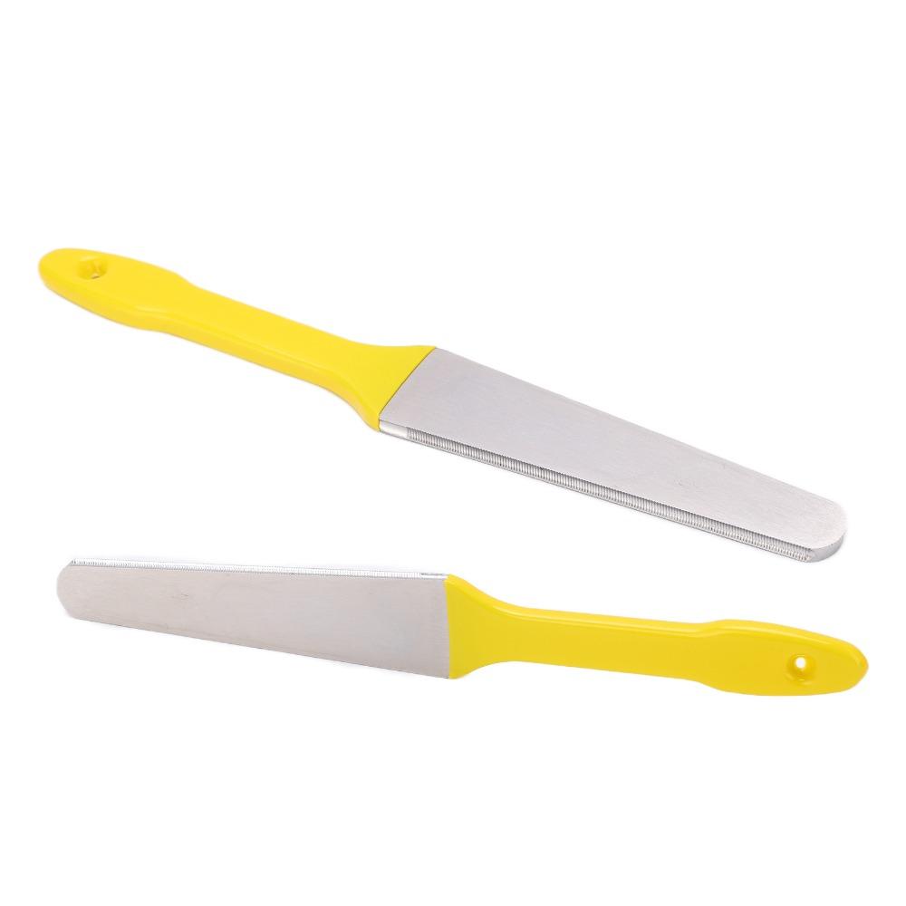 Yellow Fret Crowning File Metal Fret Dressing File  Musical Instrument Maintenance