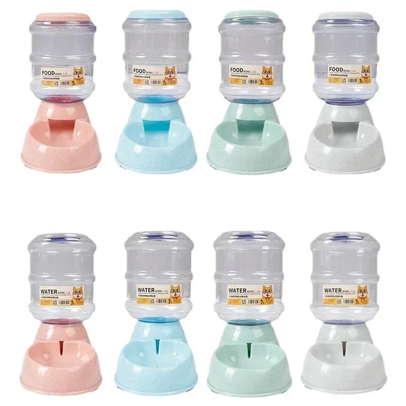 Pet Supplies Pet Food Utensils Cat Pet Bowl Cat Food Dish 3.8L Large Capacity Automatic Pet Feeder Pet Supplies Dog Feeders