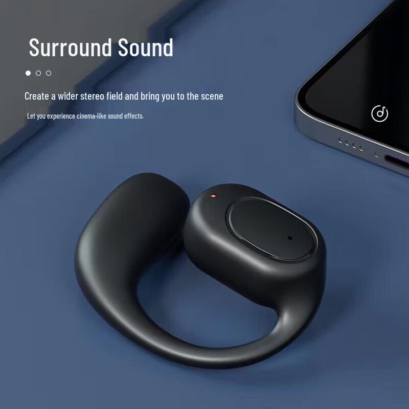 Беспроводные Bluetooth-наушники Jingweidu с креплением, не вставляющиеся в ухо