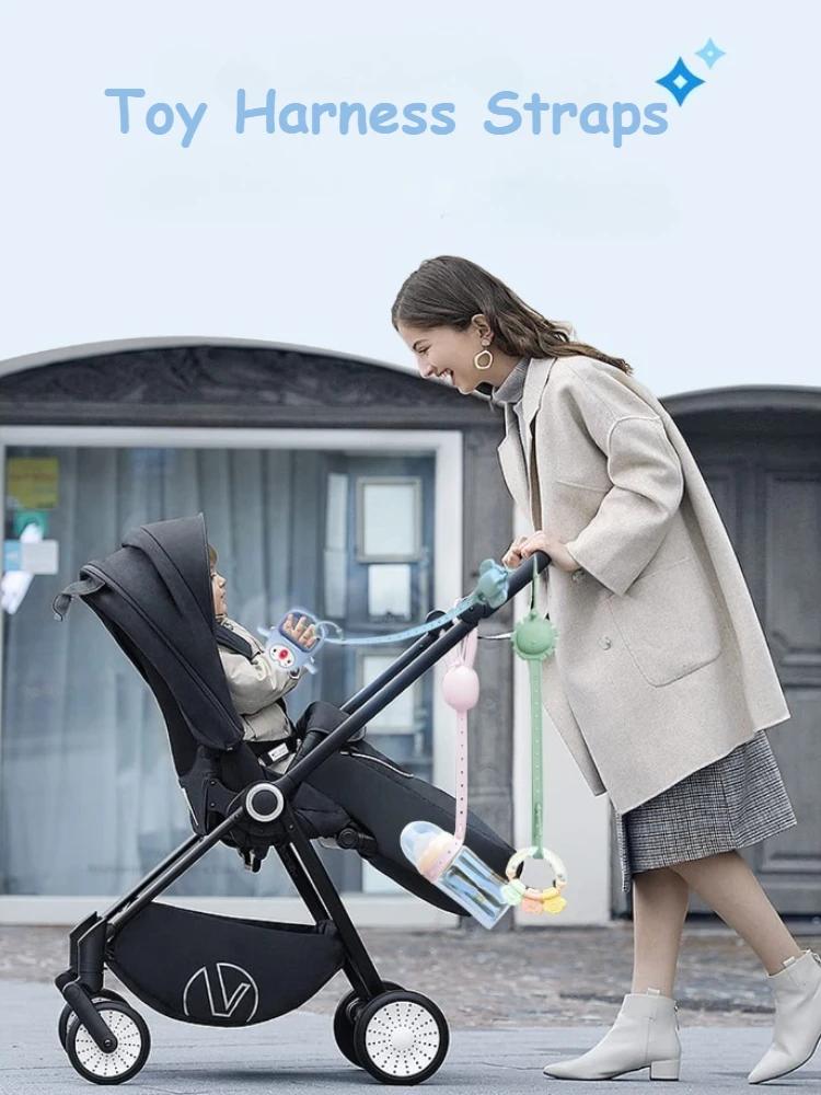 Игрушечные ремешки для малыша Силиконовый набор Клипса для пустышки для автокресла Игрушка Бутылочка Прорезыватель Стульчик для кормления Коляска Клипсы для игрушек для малышей Кроватки